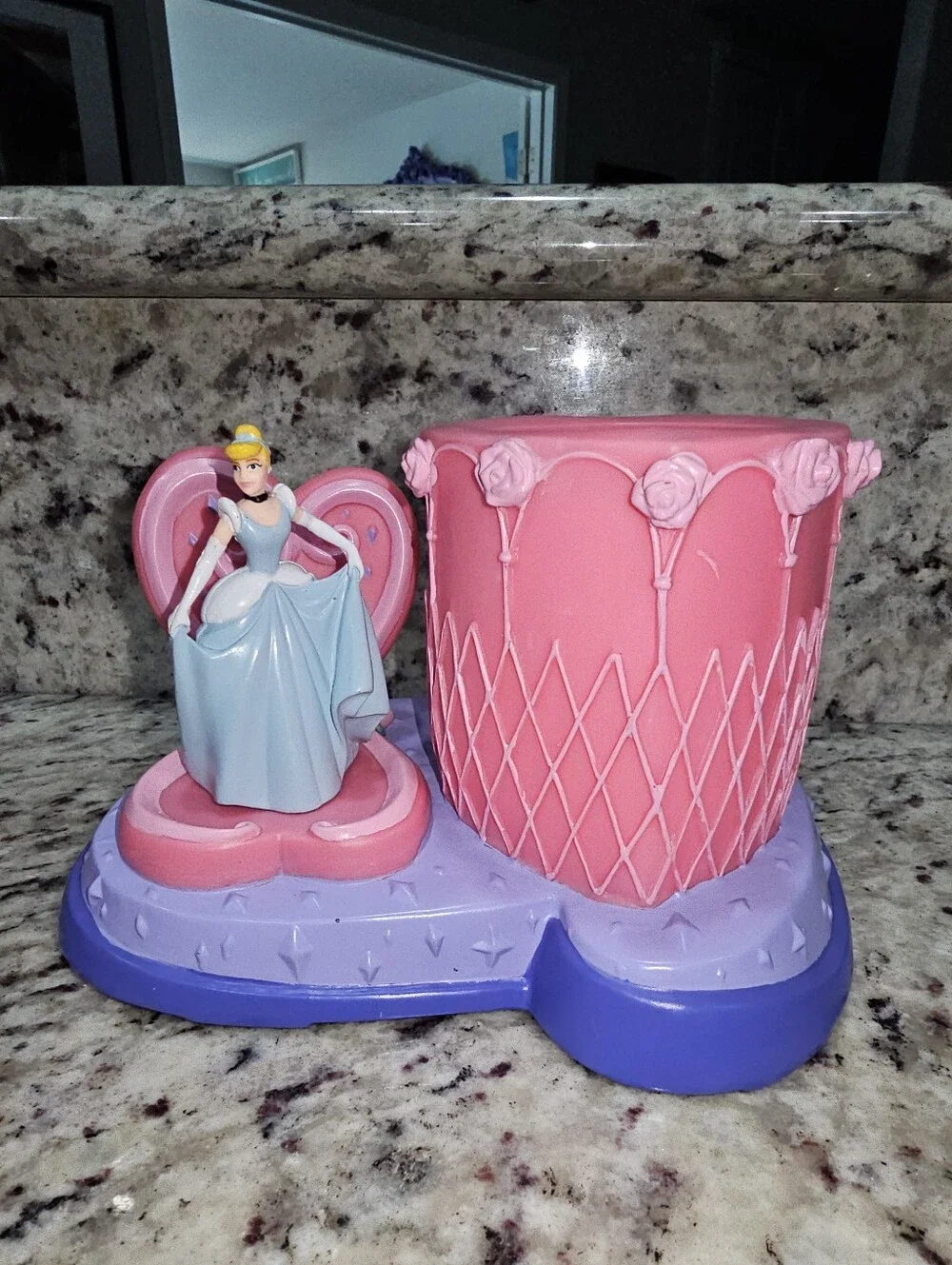 90s Disney Princess Desk Accessories Pencil Holder Drawers Plastic